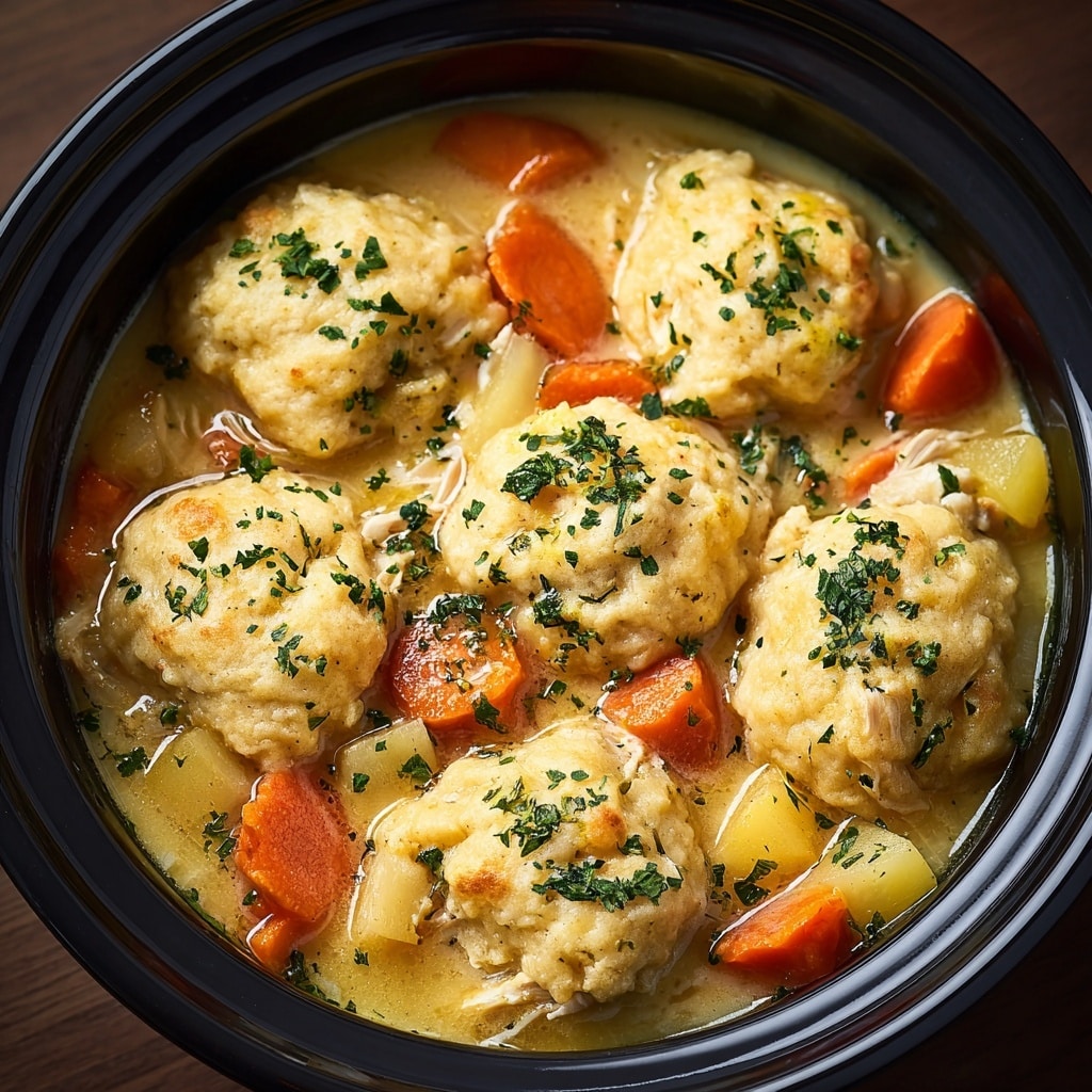 CrockPot Chicken and Dumplings Recipe