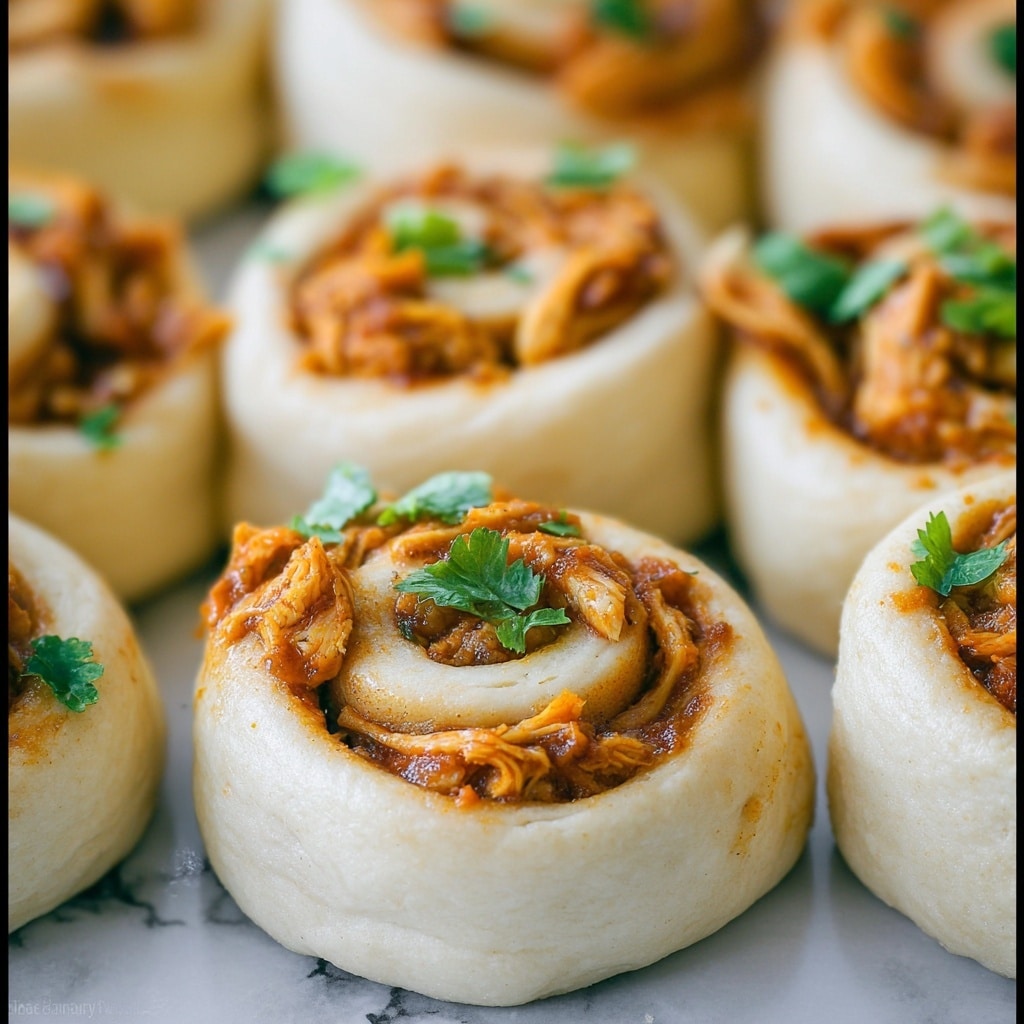 BBQ Chicken Rollups Recipe - Recipe Image