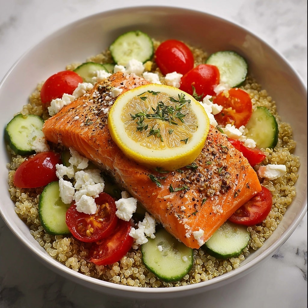 Mediterranean Salmon Bowls Recipe - Recipe Image