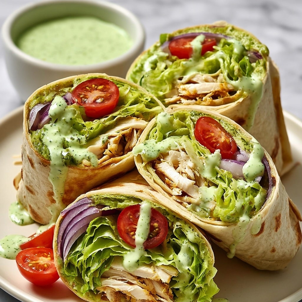 Green Goddess Chicken Salad Wraps: 5 Bold Flavors You’ll Love Recipe - Recipe Image