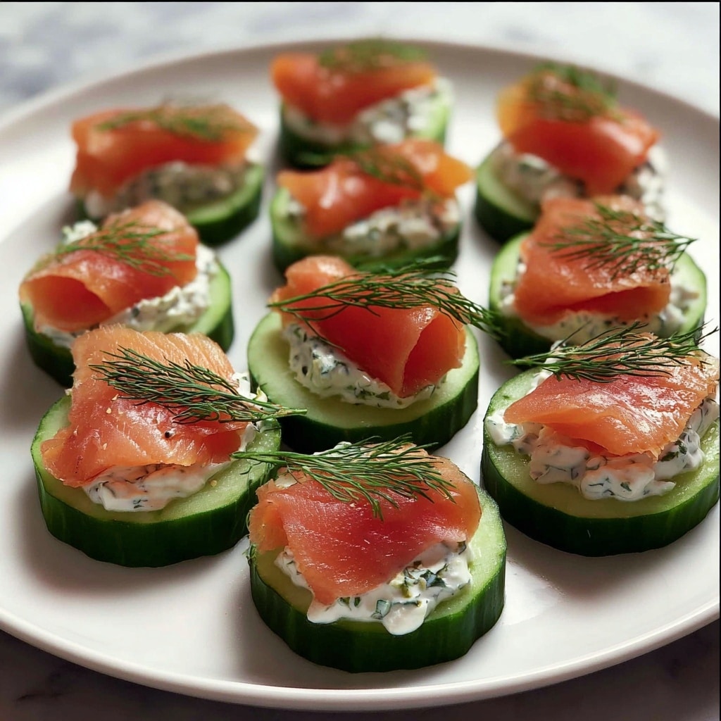 Smoked Salmon Cucumber Bites Recipe