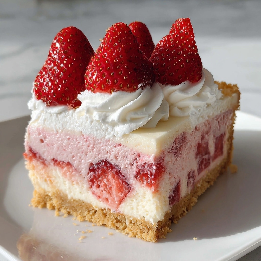 Luscious Strawberry Dream Cheesecake Recipe