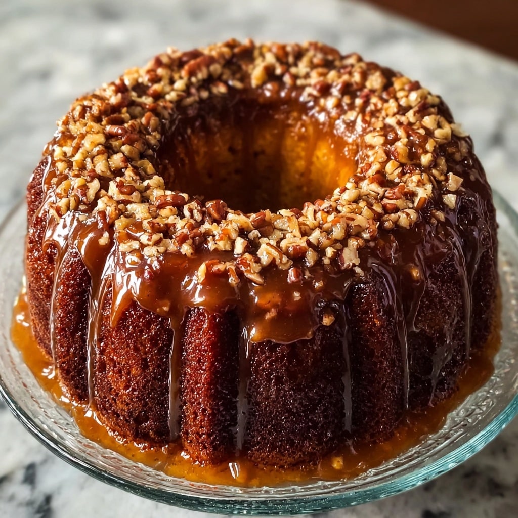 Maple Walnut Cake with Brown Sugar Glaze Recipe