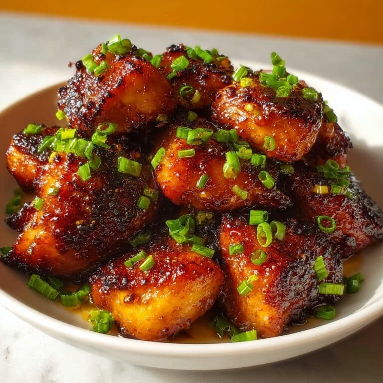 Honey Garlic Salmon Bites Recipe