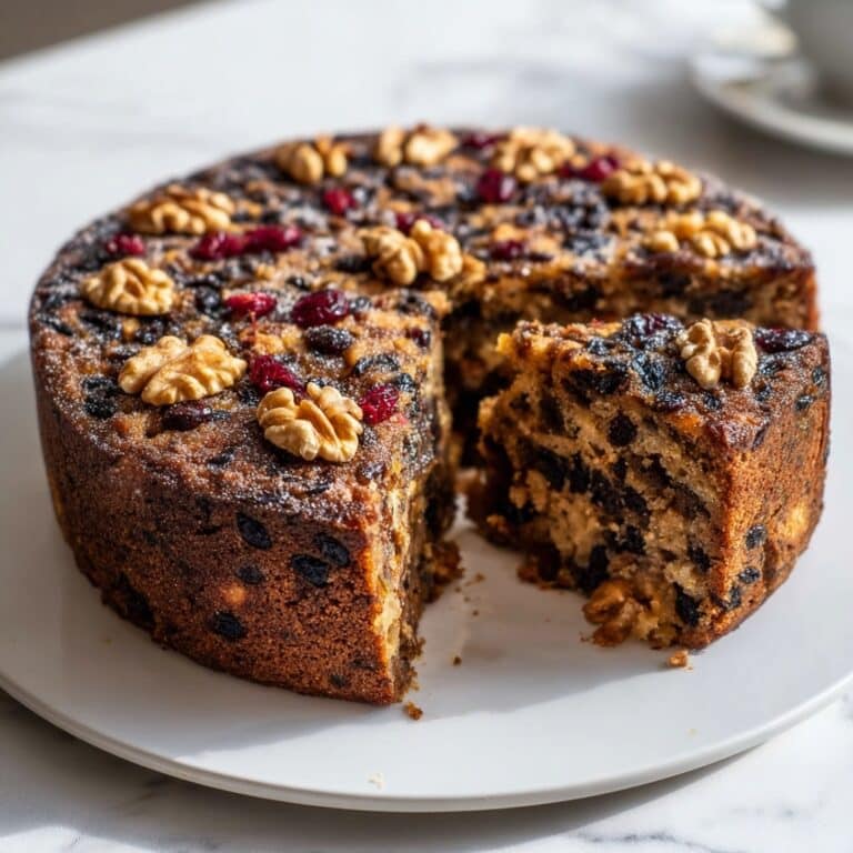 Vegan Fruit Cake with Chocolate and Gluten-Free Goodies Recipe