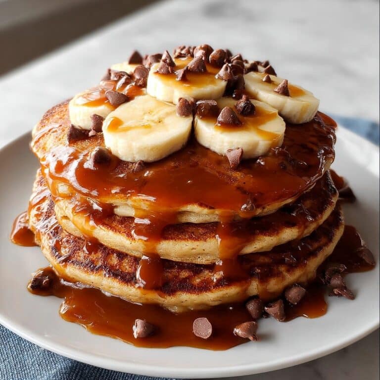 Caramel Chocolate Vegan Gluten-Free Pancakes for Joyful Mornings Recipe