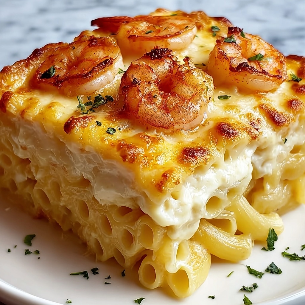 Shrimp Scampi Pasta Bake Recipe