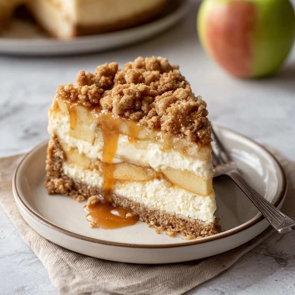 Apple Crisp Cheesecake Recipe