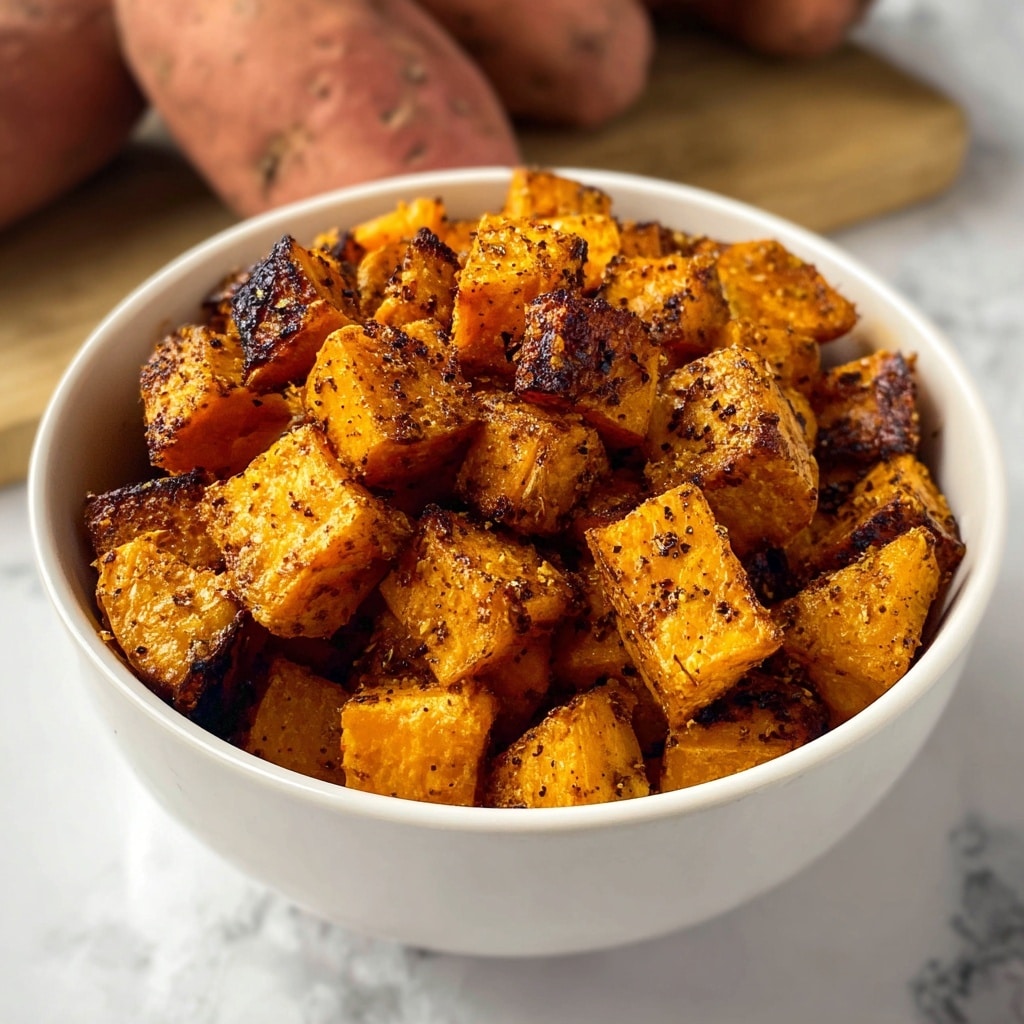 Crispy Roasted Sweet Potatoes Recipe - Recipe Image