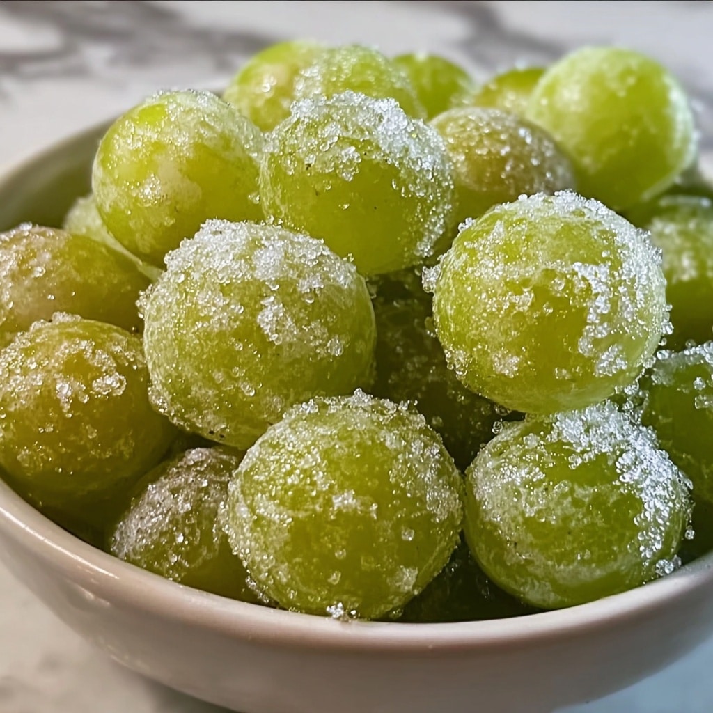 Frozen Sour Candy Grapes Recipe - Recipe Image