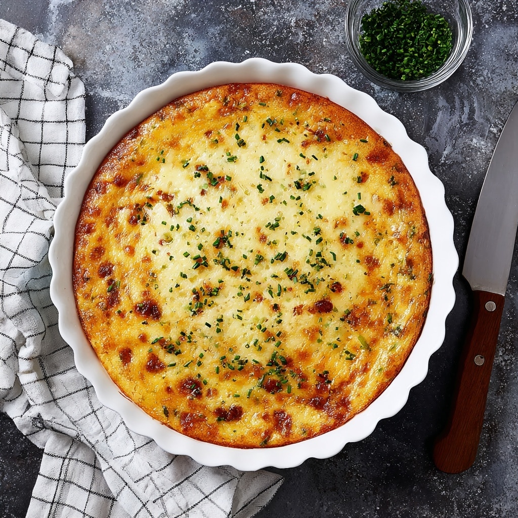 Sausage and Tater Tot Breakfast Quiche Recipe - Recipe Image