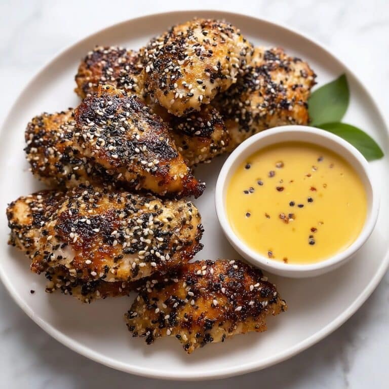Air Fryer Chicken Tenders with Maple Mustard Sauce Recipe