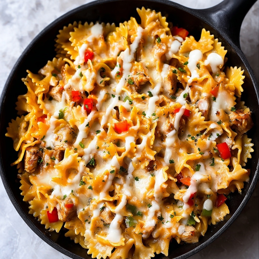 Chicken Fajita Pasta Recipe - Recipe Image