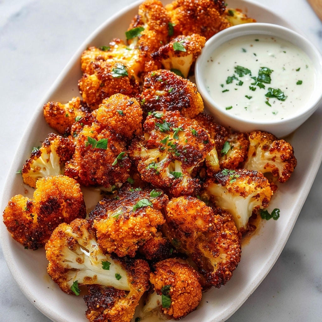 Air Fryer Cauliflower Wings Recipe