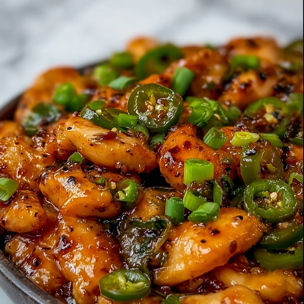 Spicy Jalapeño Chicken with Creamy Cheese Sauce Recipe - Recipe Image