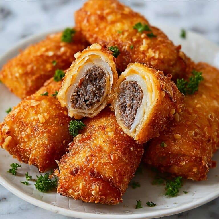Spicy Garlic Beef Croquettes with Crispy Golden Crust Recipe