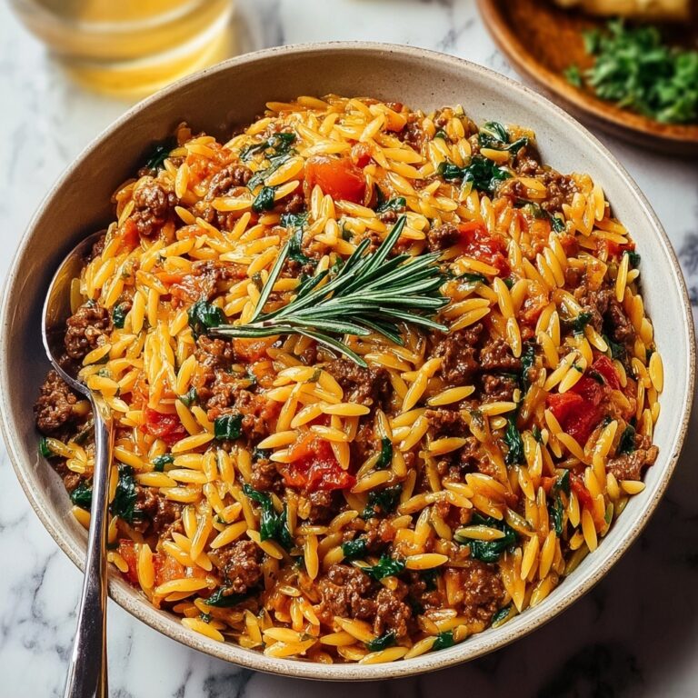 Ground Beef Orzo: A Delicious and Easy One-Pan Recipe