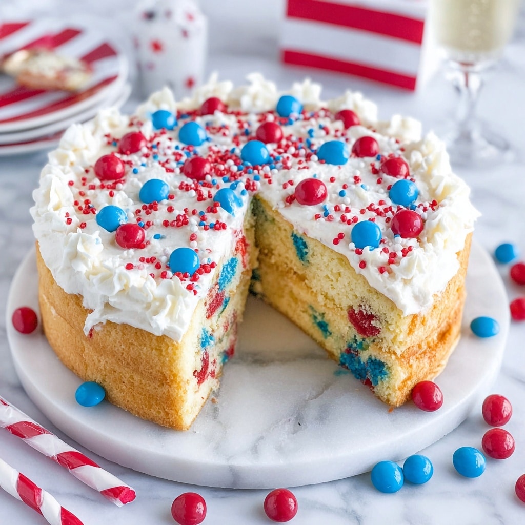 Fireworks Sugar Cookie Cake Recipe - Recipe Image