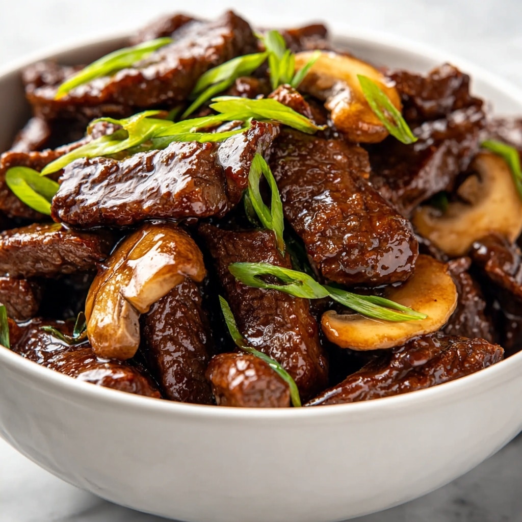 Beef Mushroom Stir Fry Recipe - Recipe Image