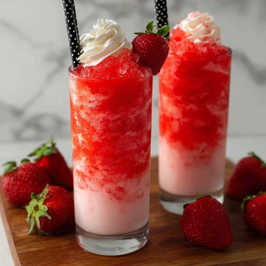 Strawberry Soda with Vanilla Coffee Creamer Recipe - Recipe Image
