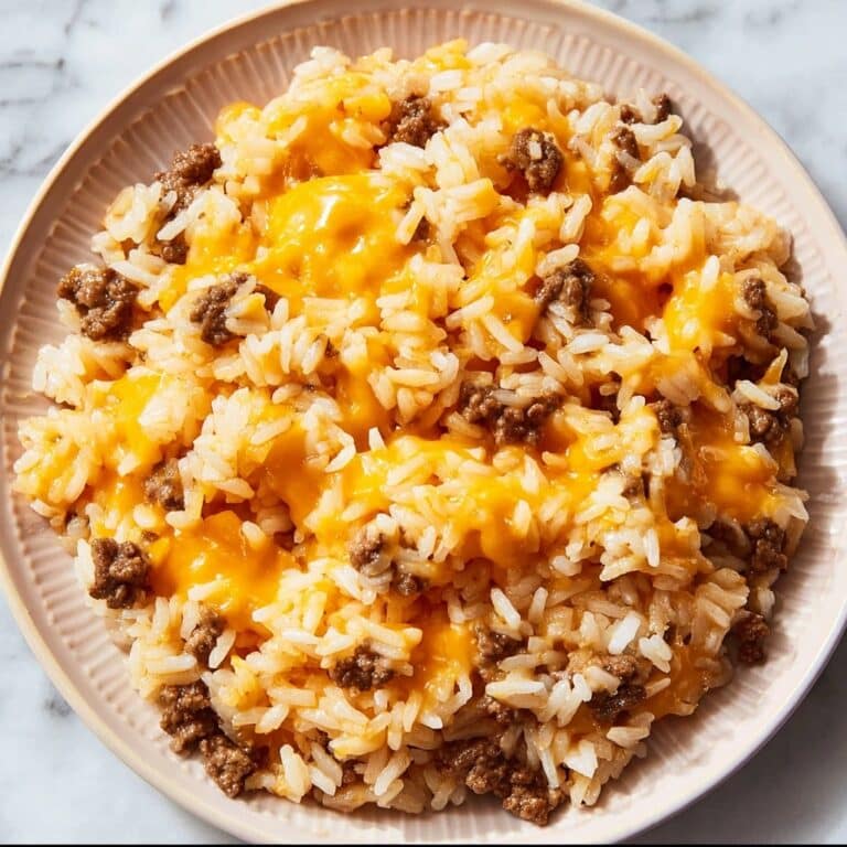 Instant Pot Cheesy Ground Beef and Rice Recipe