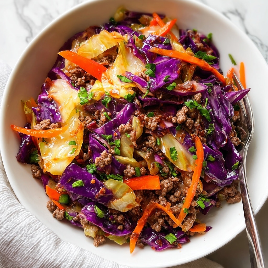 Ground Beef and Cabbage Stir-Fry Recipe
