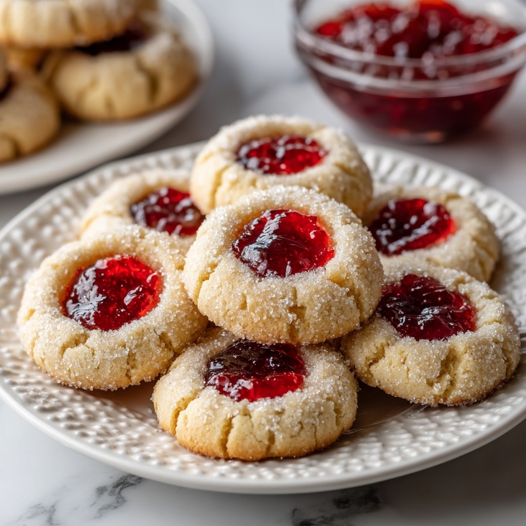 Thumbprint Cookies with Jam Filling Recipe