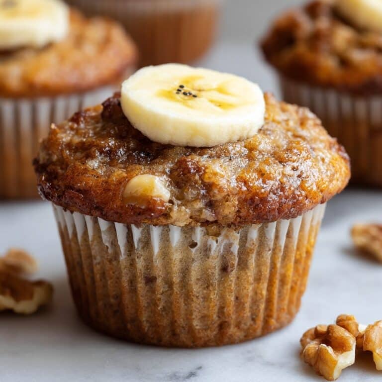 Low-Calorie Greek Yogurt Banana Muffins Recipe