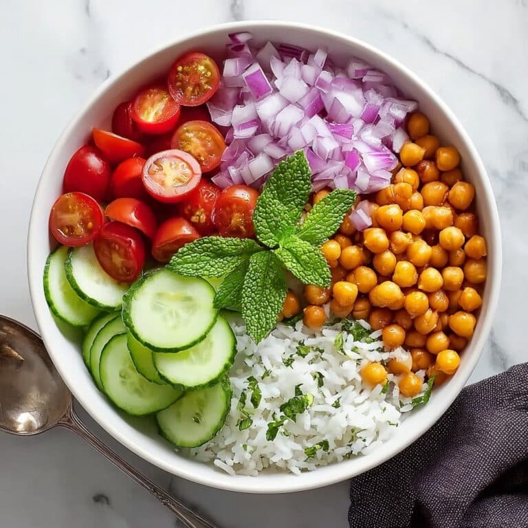 Mediterranean Chickpea Bowls with Tahini Sauce Recipe