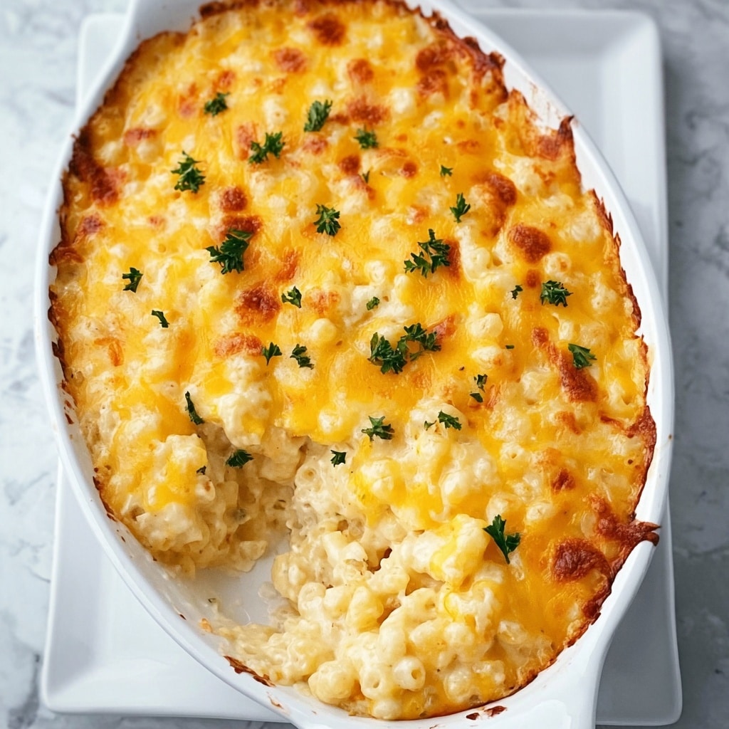 Heavenly Cheesy Hominy Casserole for Cozy Family Nights Recipe - Recipe Image