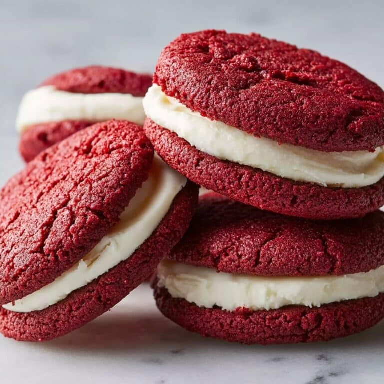 Irresistible Red Velvet Sandwich Cookies with Creamy Frosting Recipe