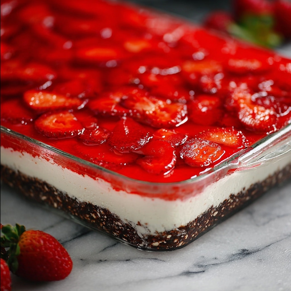 Strawberry Jello Pretzel Salad Recipe