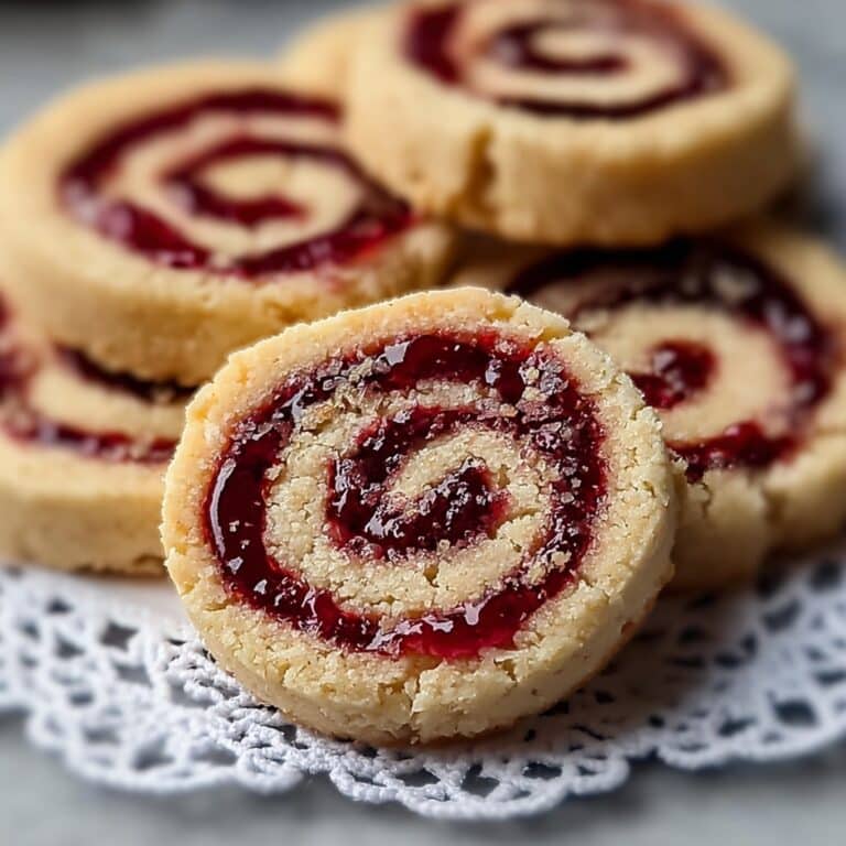 Raspberry Swirl Shortbread Cookies Recipe