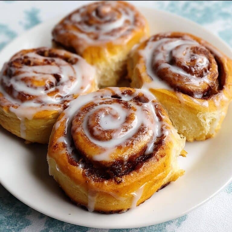 Soft Cinnamon Rolls with Glaze Recipe
