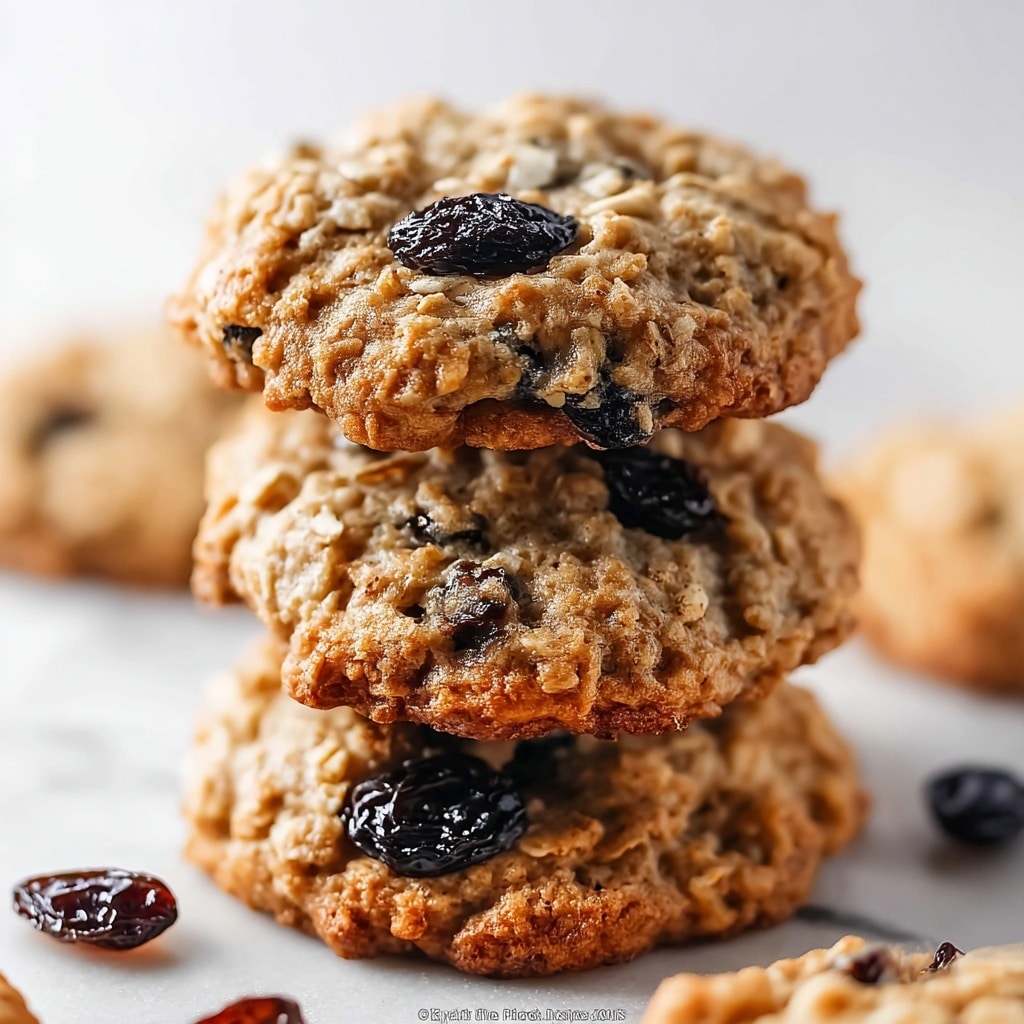 Soft & Chewy Oatmeal Raisin Cookies Recipe