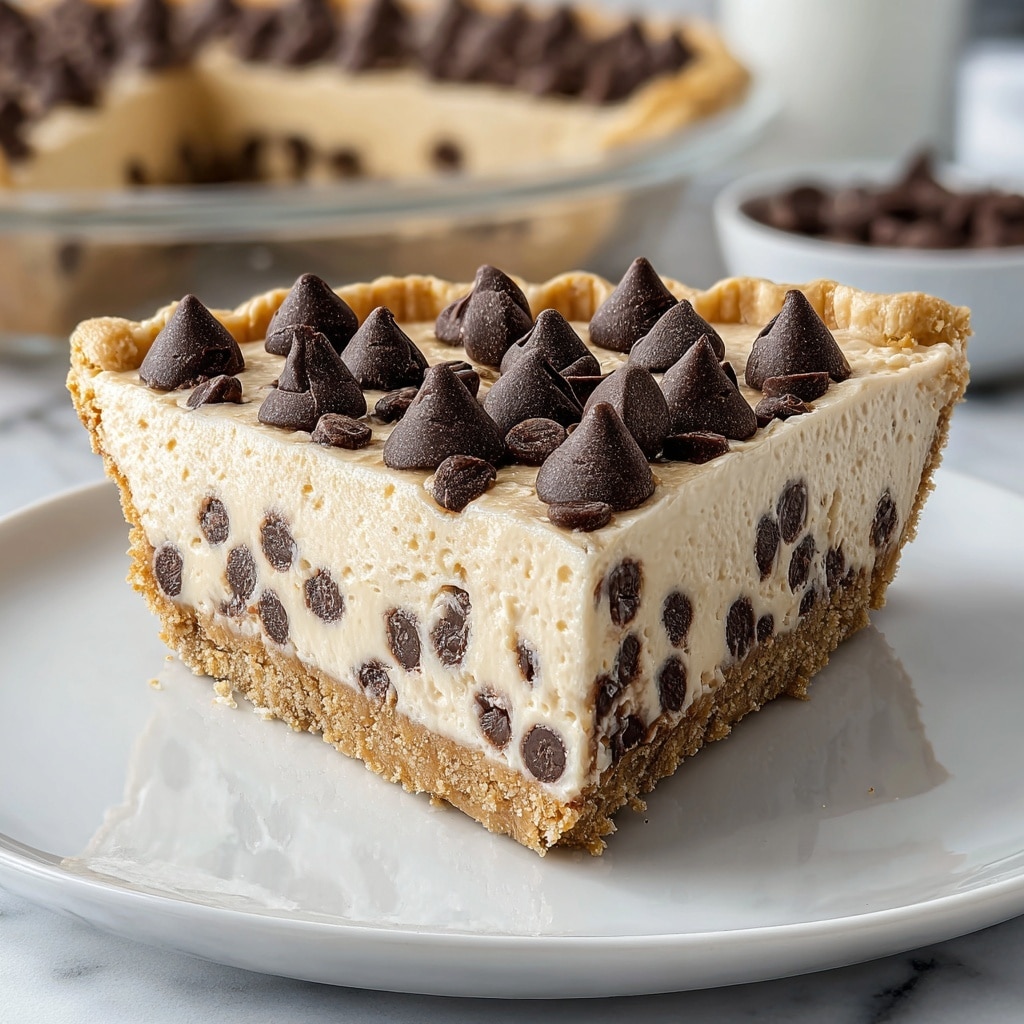 Chocolate Chip Cookie Dough Pie Recipe - Recipe Image