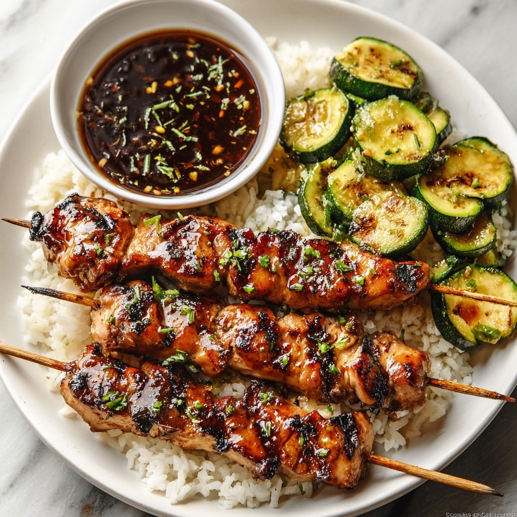 Yakitori Skewers with Citrus Ponzu Glaze Recipe