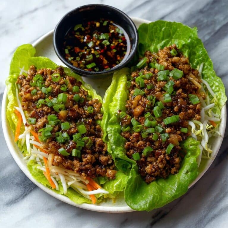Peking Chicken Lettuce Wraps Recipe
