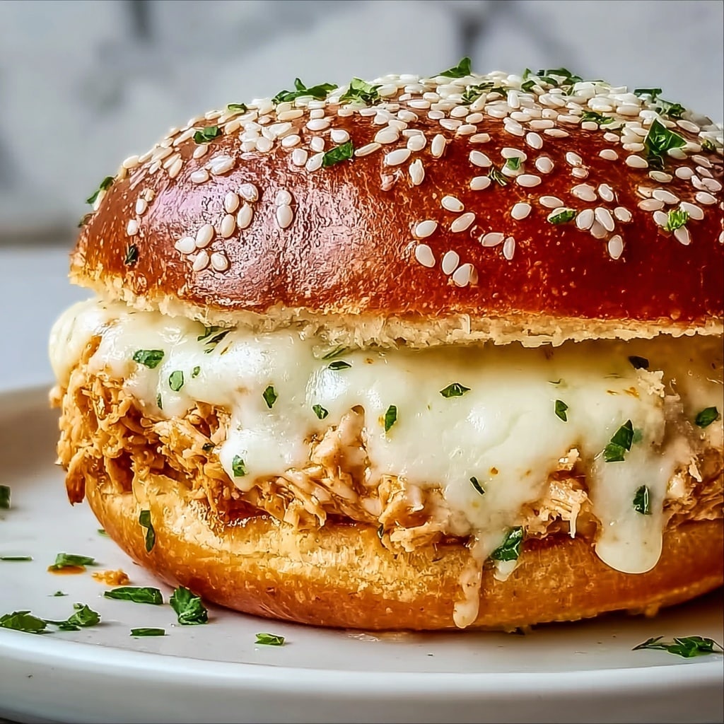 Chicken Alfredo Sloppy Joe Recipe - Recipe Image