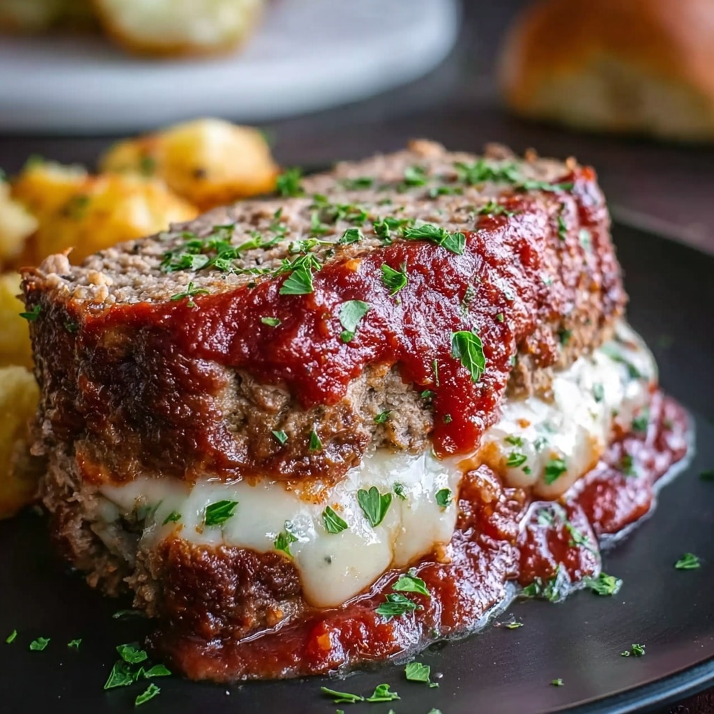 Stuffed Italian Meatloaf Recipe - Recipe Image