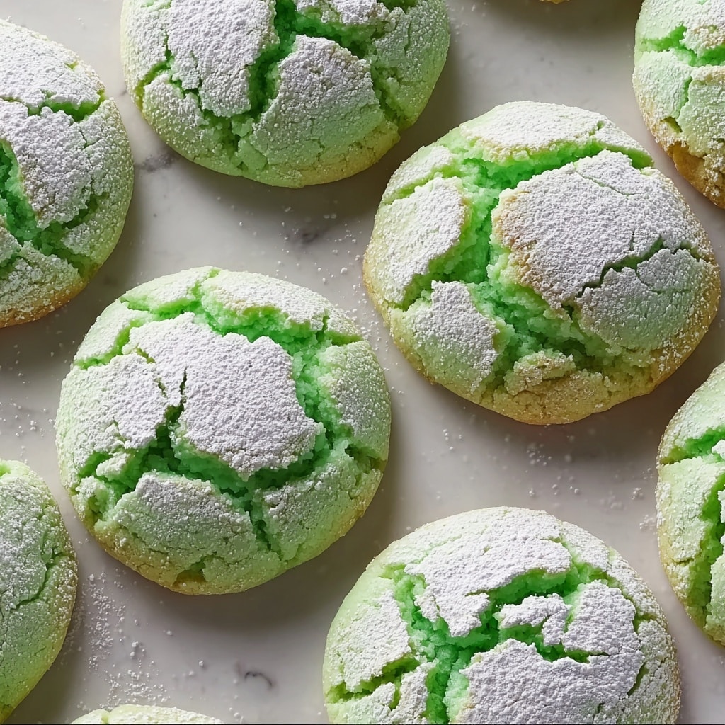 St. Patrick’s Day Crinkle Cookies Recipe