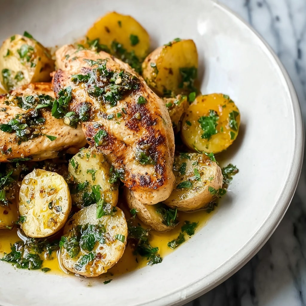 Garlic Parmesan Chicken and Potatoes Recipe - Recipe Image