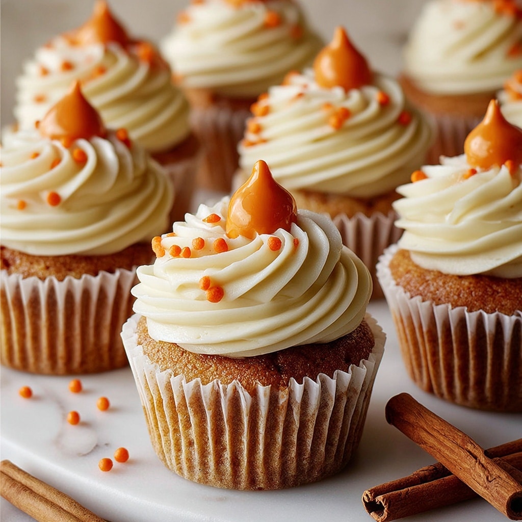 Pumpkin Cupcakes with Cream Cheese Frosting Recipe