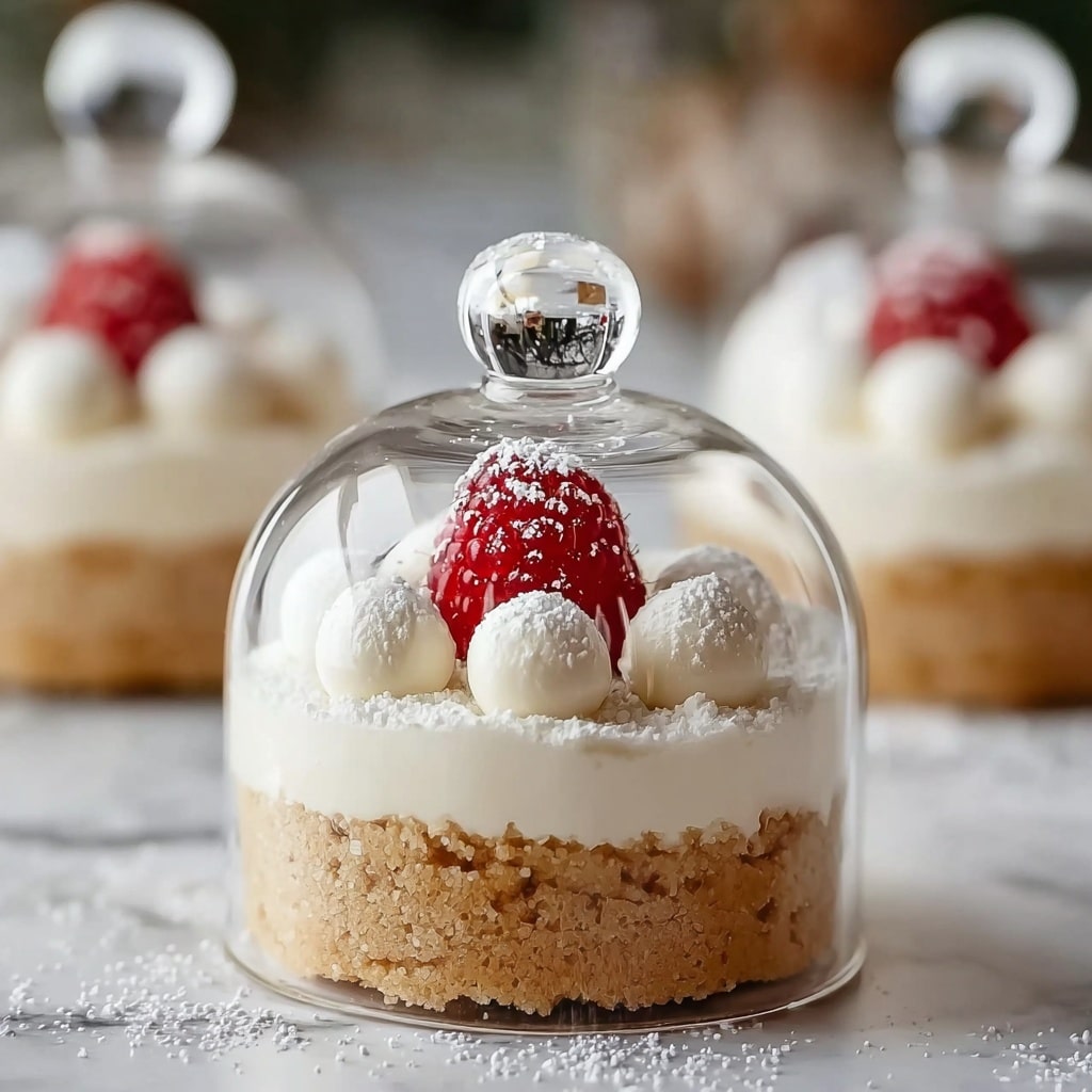 Snow Globe Cheesecake Bites: Magical Holiday Treats to Share Recipe
