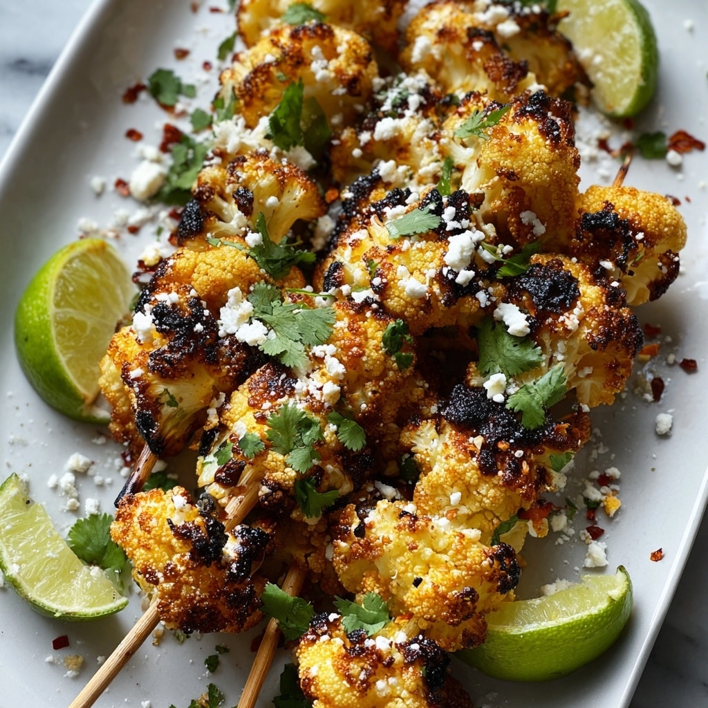 Mexican Street Style Grilled Cauliflower Recipe - Recipe Image