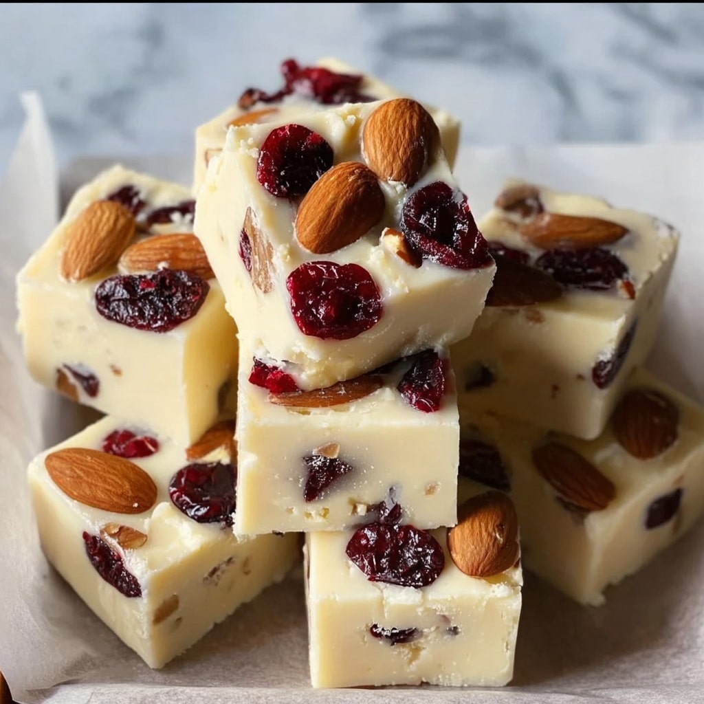 Cranberry Macadamia Nut Fudge Recipe - Recipe Image