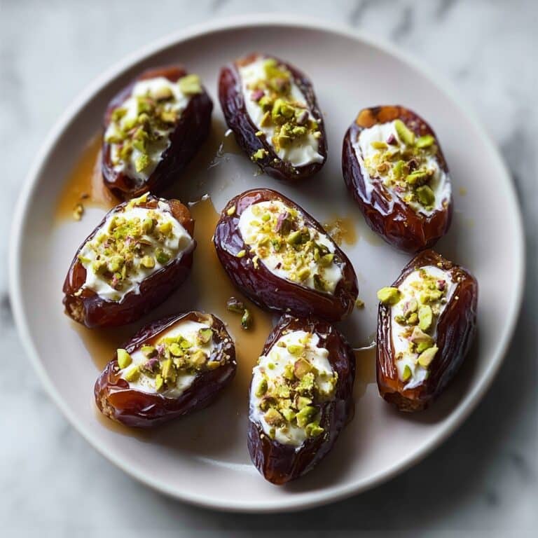 Honey Pistachio Ricotta Stuffed Dates Recipe