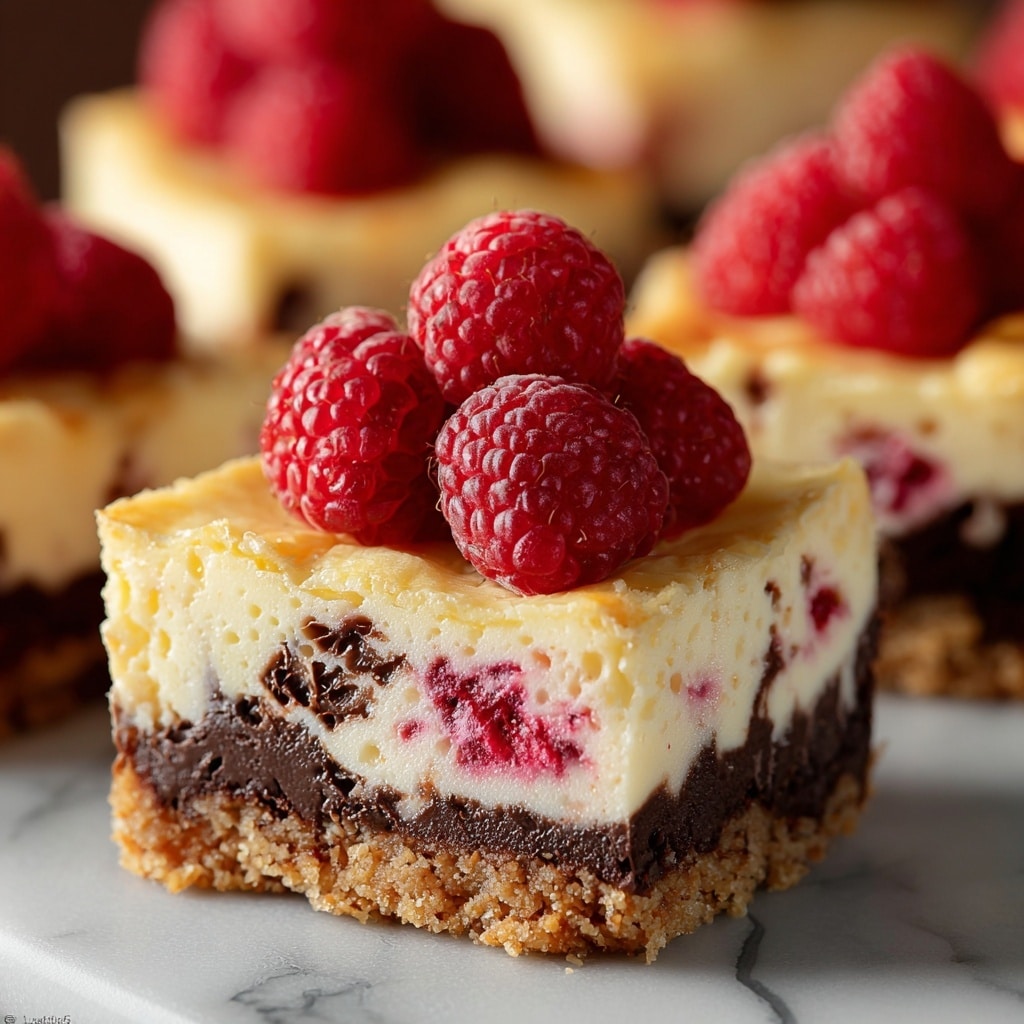 Raspberry Cheesecake Bars Recipe - Recipe Image