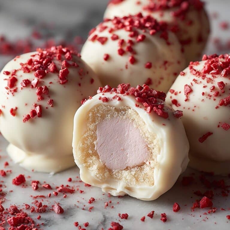 White Chocolate Strawberry Truffles Recipe