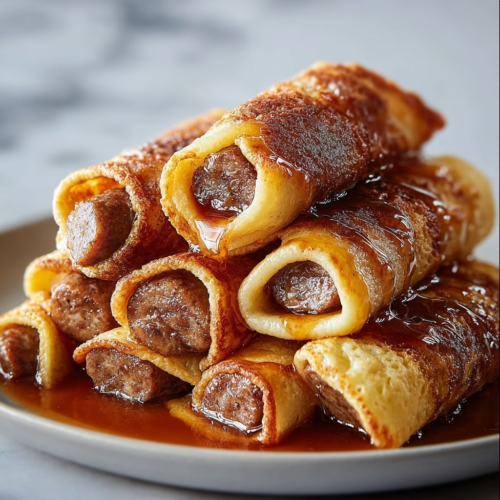 Sausage French Toast Roll-Ups Recipe - Recipe Image